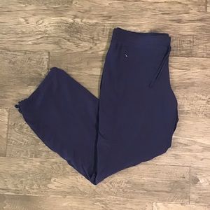 Athleta La Viva Lined Blue Pant Jogger Size 12P